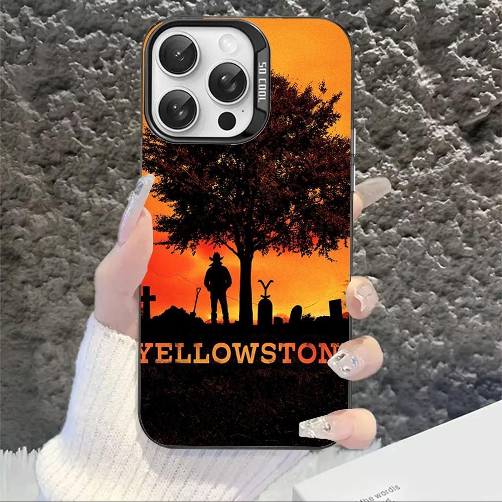 American TV Series Yellowstone Phone Case For IPhone 16 15 14 13 12 11 Pro Max X XR XSMAX 8 7 Plus Matte Shockproof Back Cover