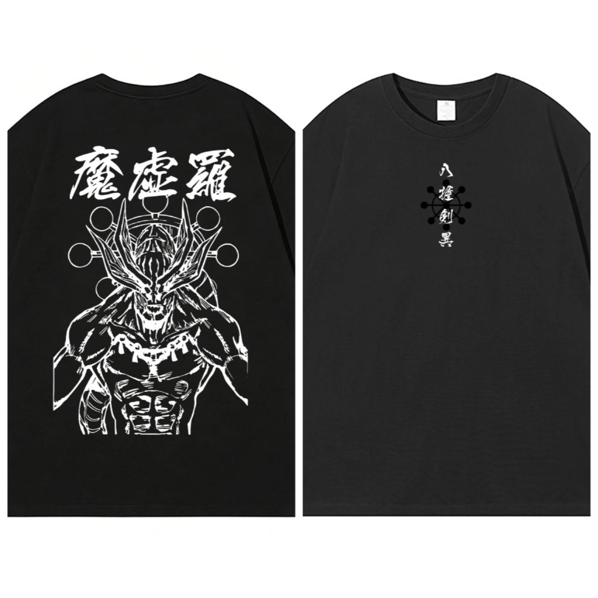 

New 2026 Makora Jujutsu Kaisen Back Art Cotton Tee Highquality Streetwear Tshirts Suitable for Both Unisex Women Summer Tshirt 4XL