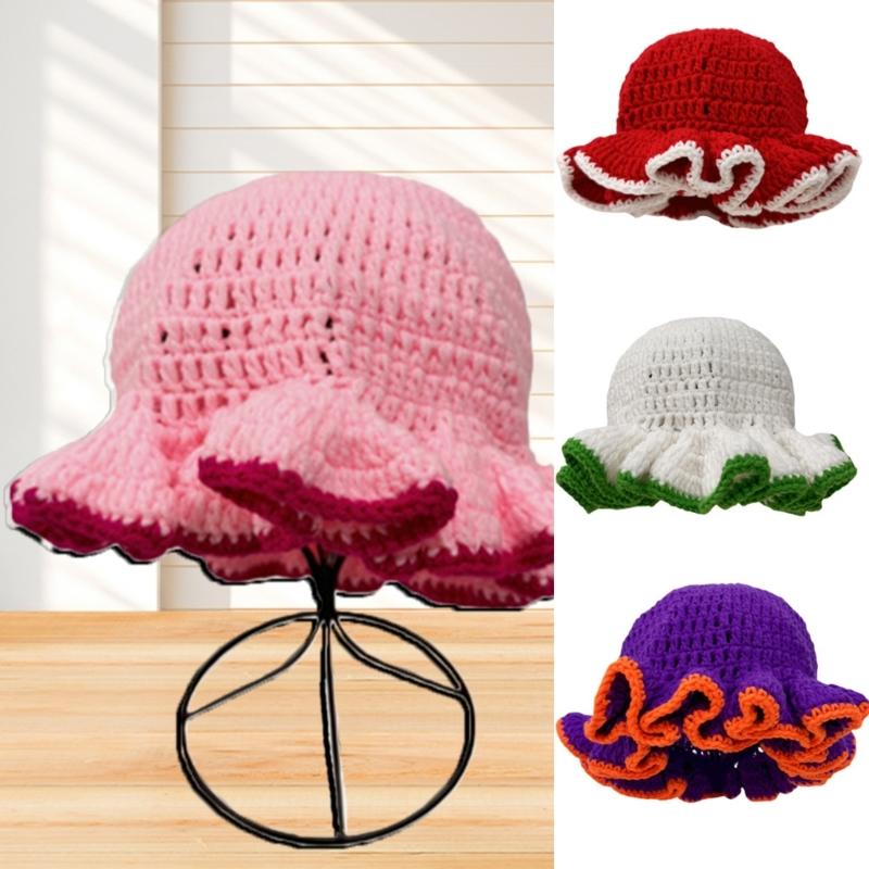 Fashion Streetwear Hat Daily Life Hat Artistic Youth Hat Unisex Crochet Hat for Casual or Travel Wear