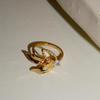 Women's Creative Zircon Ring: Simple, Fashionable, Versatile Open Ring