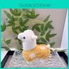 Dot Polka Charming Alpaca Plush Toy Super Soft Stuffed Animal For Keychains Gifts And
