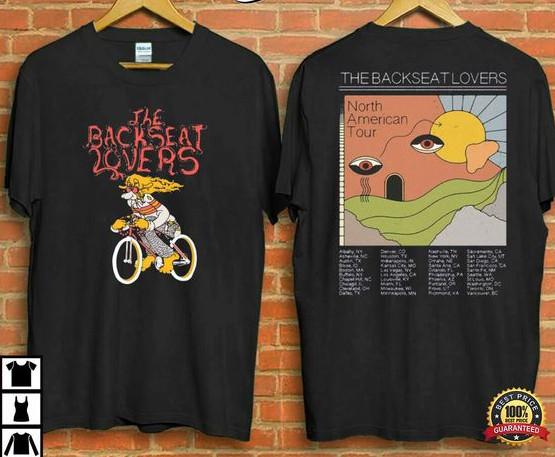 The Backseat Lovers Band Tee 2022 US Tour Double Sided Shirt Unisex T-Shirt XXXXL