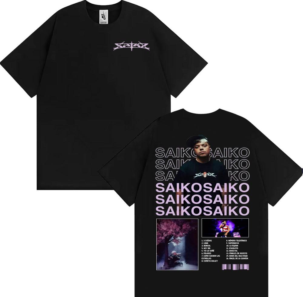 Rap Singer SAIKO POLARIS 2026 Album Tour Cover Tshirt Unisexs Womens Fashionable Retro Tshirt Comfortable Cotton Tshirt S