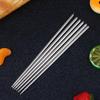 Stainless Steel Chopsticks Reusable Household Round Metal Chop Sticks Japanese Sushi Food Stick Kitchen Tableware Cutlery