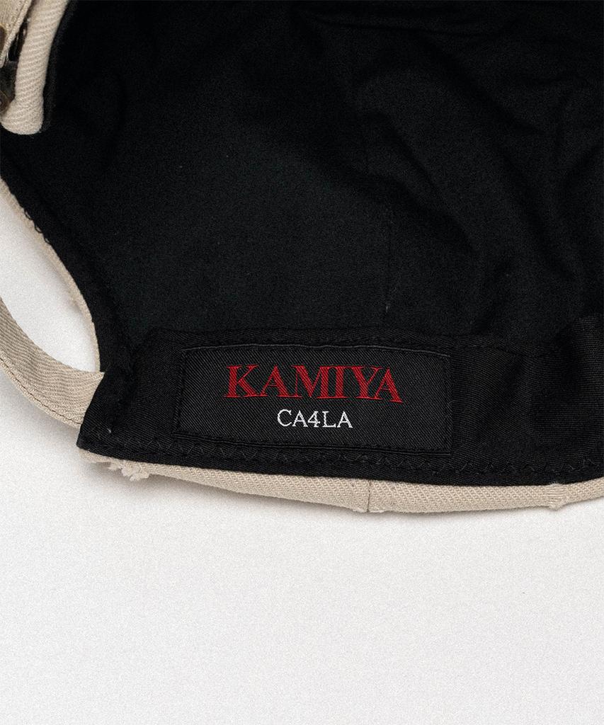 Kamiya Kamiya Upside-Down Distressed Cap - Black