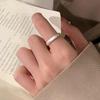925 Sterling Silver Women's Pinky Ring - Niche Design, High-End Light Luxury, Adjustable Open Band