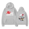 Anime Drift AE86 Initial D Graphic Hoodie Casual Goth Men Women Sweatshirt Fleece Oversized Couples Streetwear Hoodies