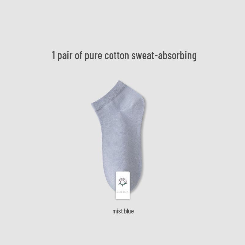 Damen Sommer Dünne Baumwollsocken - Kurz, Atmungsaktiv, Nahtlos, Schweißabsorbierend Candy-Farben für Frühling/Sommer.