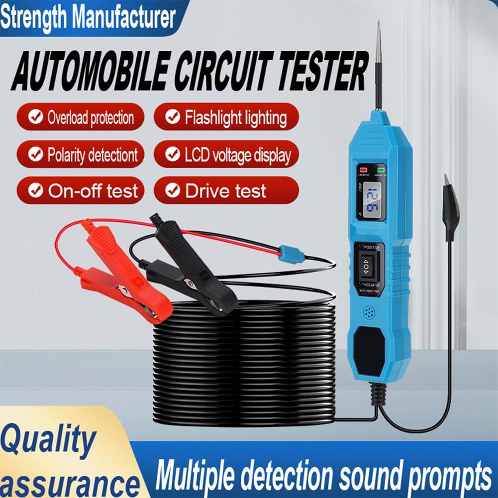

Circuit Tester, Automotive Electric Circuit Tester with Voltage Display LED Light, Car Power Circuit Probe Kit for 3.5-36V DC
