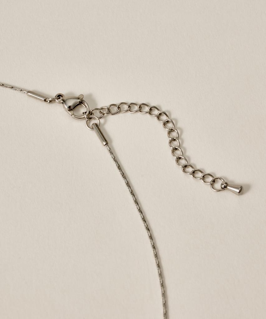 Novice Tokyo Overlap Chain Necklace 2 Set [Stainless] / Silver