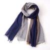 Patchwork Cotton Linen Men Scarf Autumn Winter Striped Tassel Scarf Men's Shawl Wrap Fashion Casual Male Bufandas Accessories
