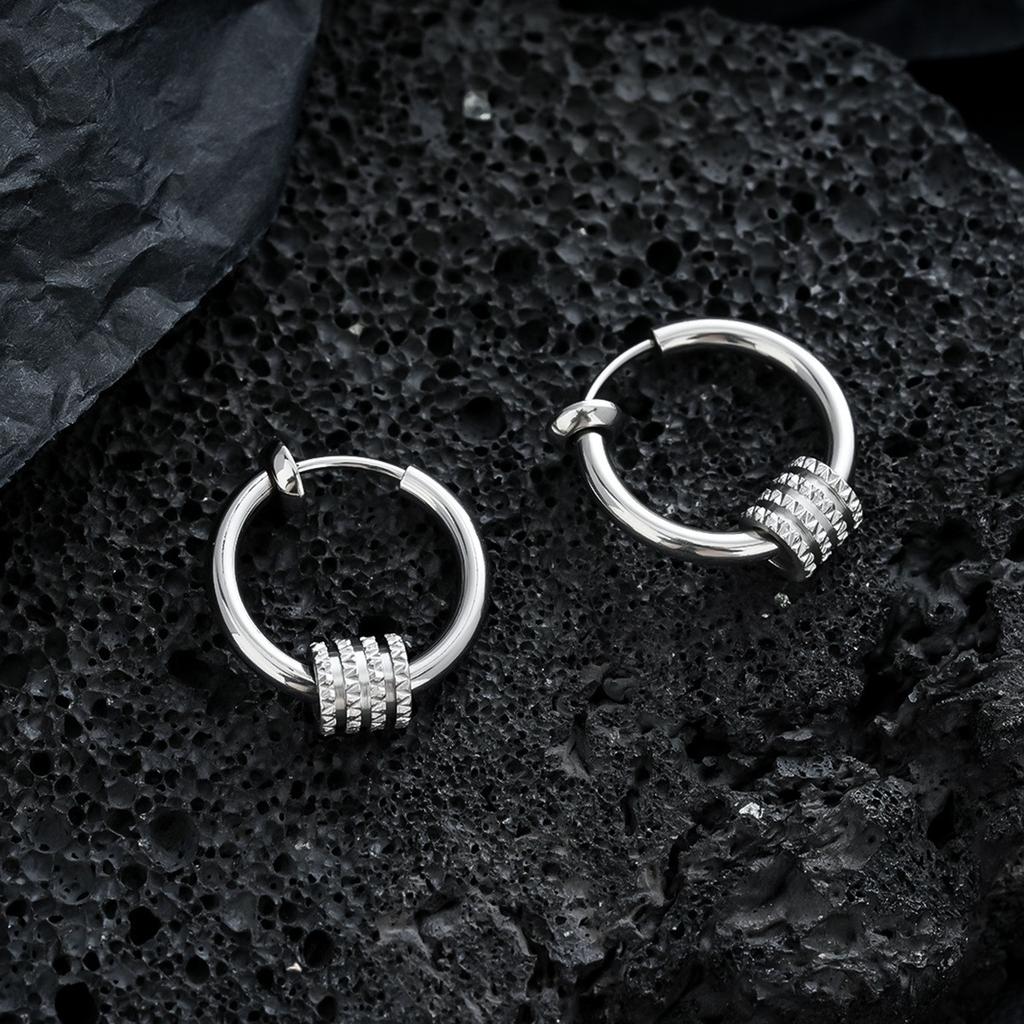 Stud Earrings Men's Trendy Ear Buckles Personalized Versatile Earrings Women's High-end Jewelry Accessories Earrings