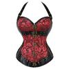 Hanging neck steel bone court Gothic shapewear