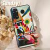 Wassily Kandinsky Abstract Artistic Case For Redmi Note 11 10 8 9 12 Pro Plus Note 12S 11S 10S 9S Cover For Redmi 12C 9C 10C 10A