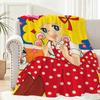 C-Candy Candys Throw Lightweight 240G Flannel Blanket Soft Skin-Friendly For Summer Cooling
