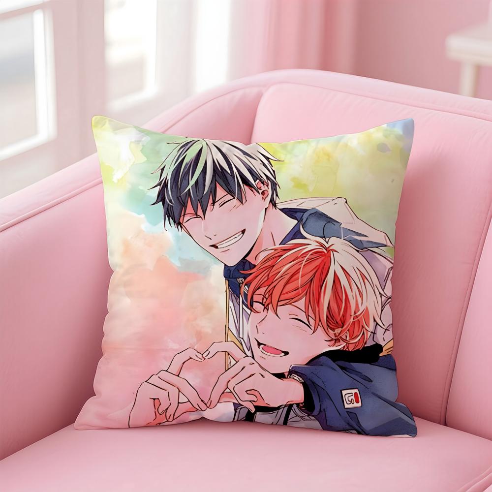 Anime GGiven ClassicS Cushion Cover Pillow Case Soft Friendly Fabric Concealed Zipper