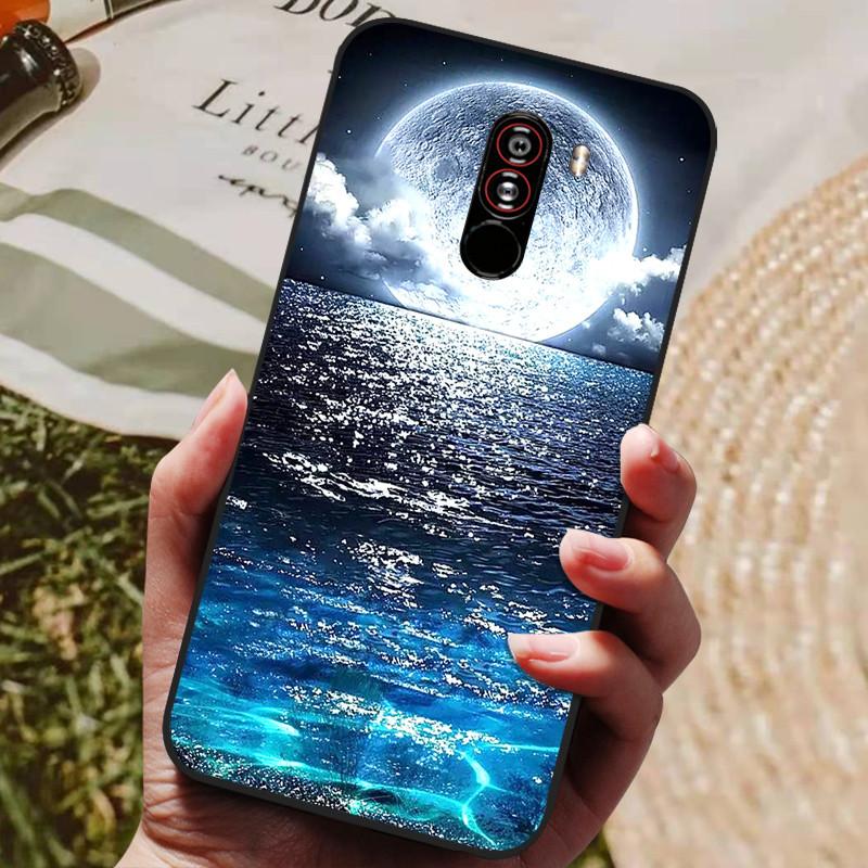 For xiaomi mi pocophone f1 Case Silicon Back Cover Phone Case for xiaomi poco F1 Cases Pocofone F1 6.18 inch Soft bumper coque