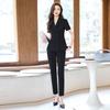 Women's Summer Double-Breasted Short-Sleeve Suit Set