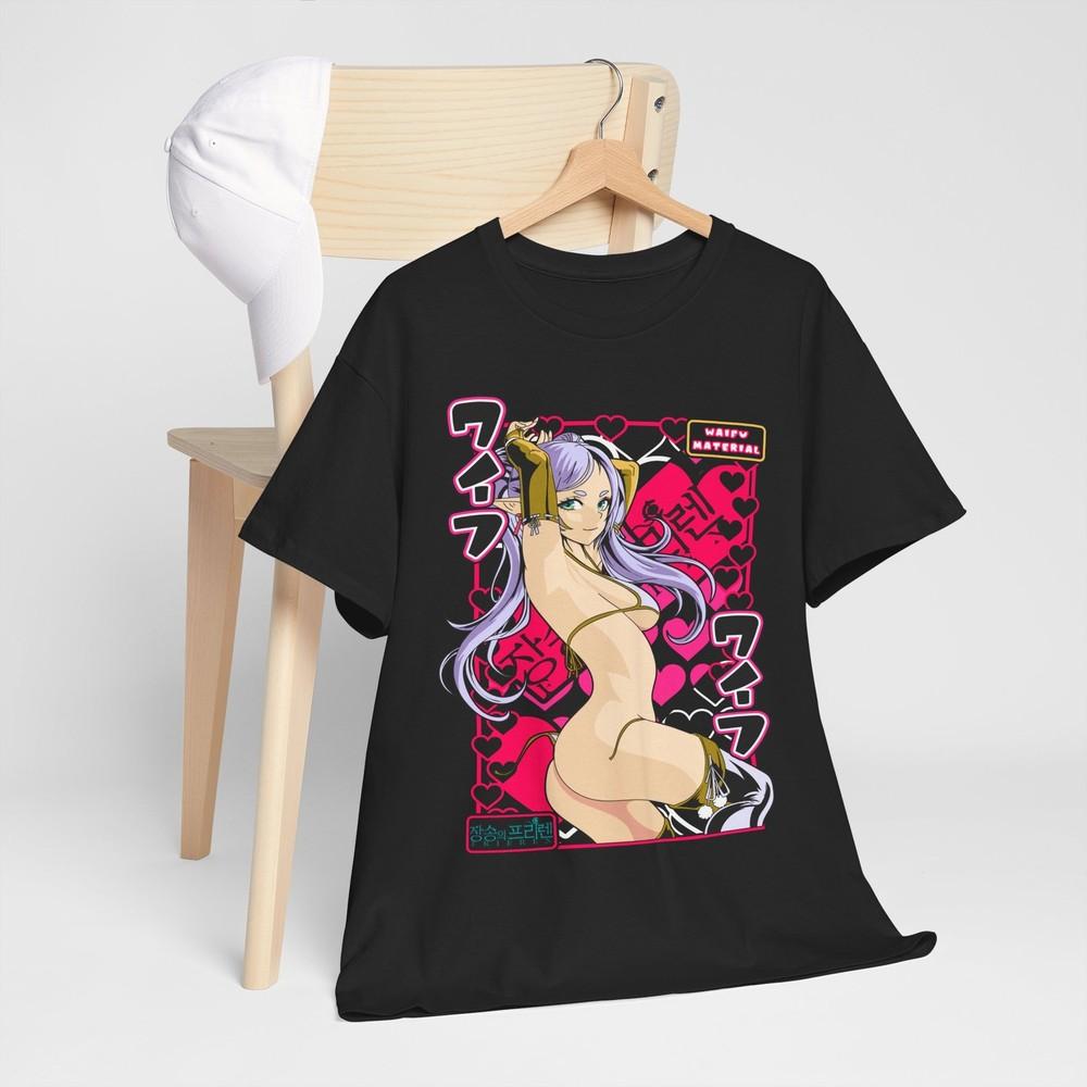 UNISEX Waifu Material Anime TShirt Anime Shirt Graphic Anime Tee Unisexga Shirt