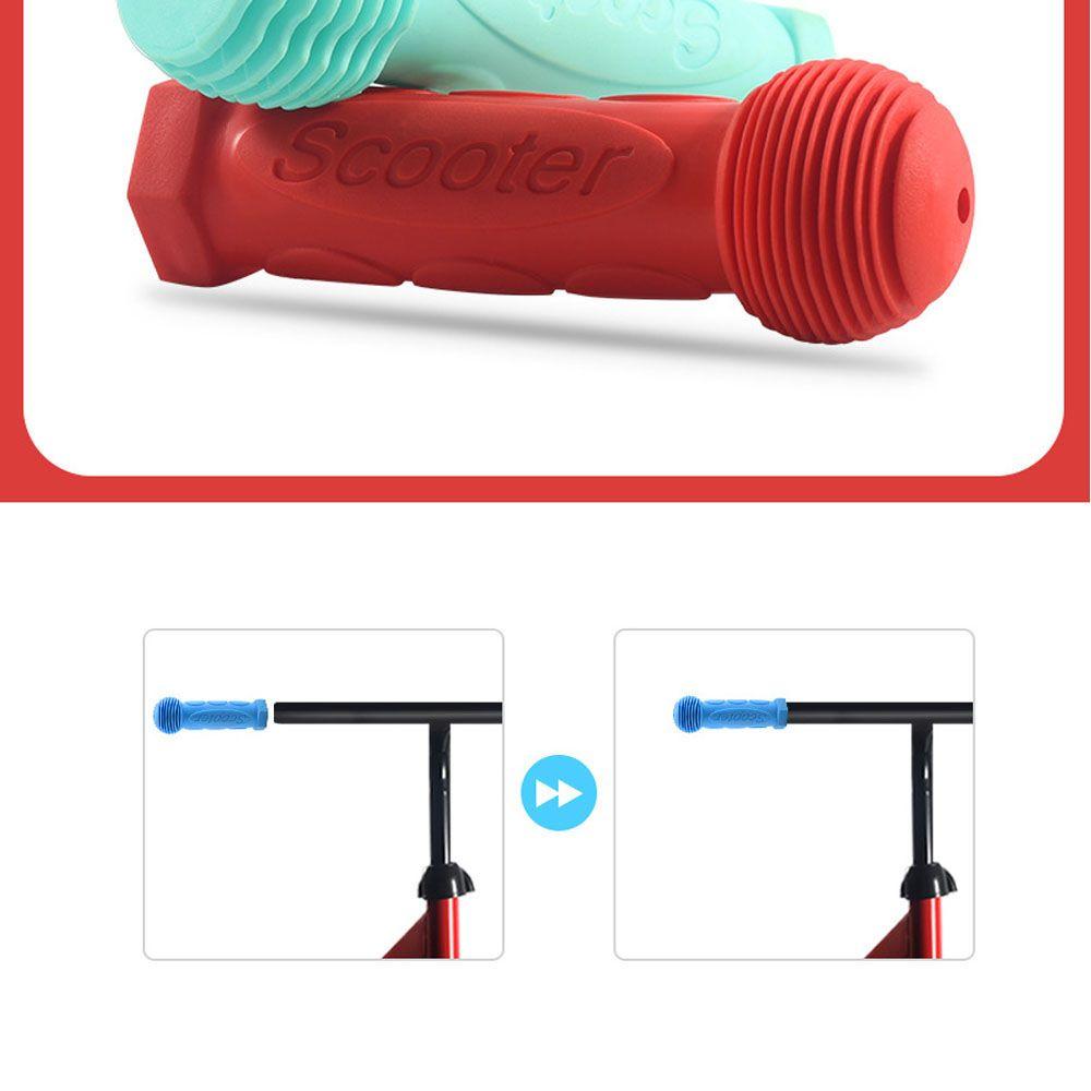 Kids Scooter Handle Grips 2-Pack - Soft Rubber Replacement Grips For Balance Bikes