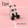 1-10pcs Glowing Panda Mini Figurines Miniature Panda Micro Landscape Ornament Glowing In Dark Miniature Flower Potted Decor