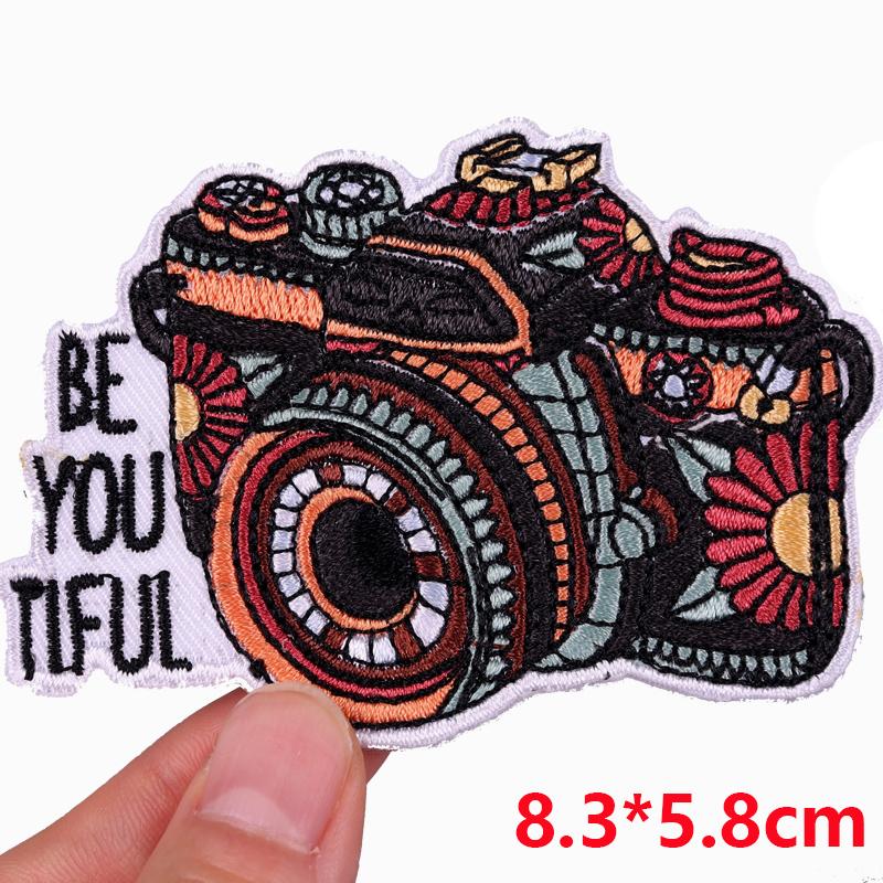 Embroidery Patch Diy Cartoon Patch Iron On Patches For Clothing Letter Embroidered Patches For Jackets Ironing /Sew Applique