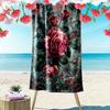 Custom NameFloral Beach Towel Soft Microfiber Summer Towel Quick Dry Absorbent Towel for Beach Swimming Pool Travel