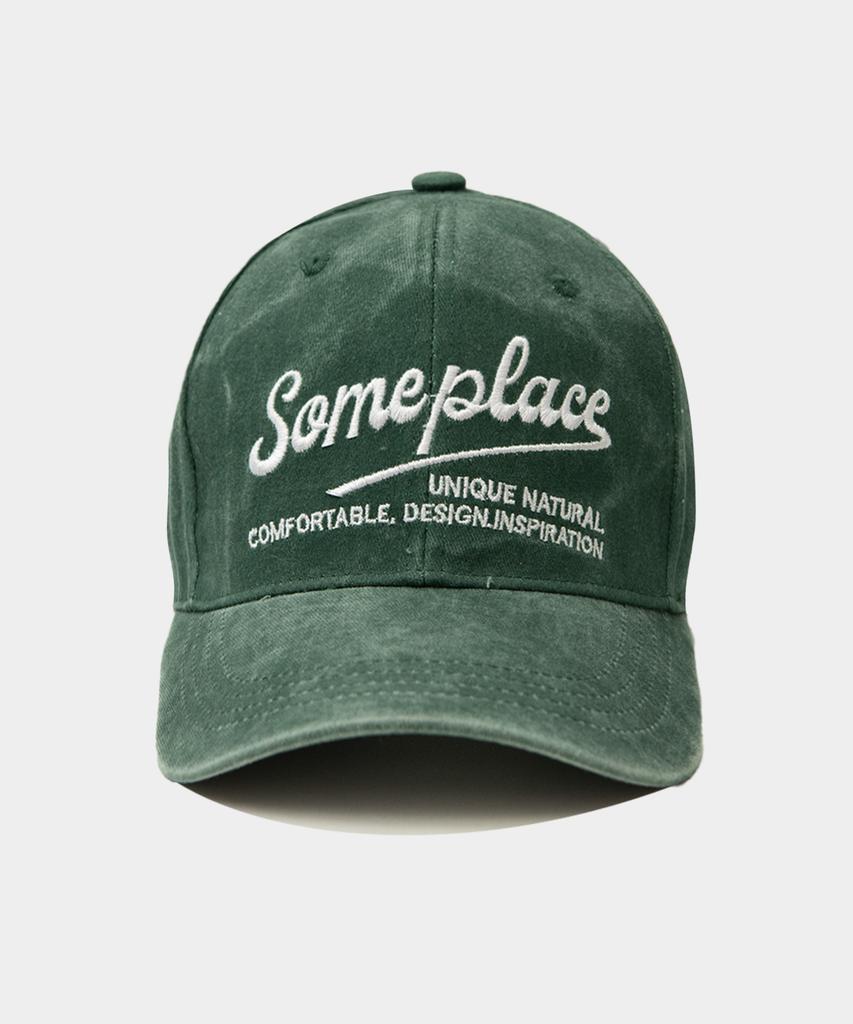 SOME PLACE [Set] Some Place Graphic Logo Design Ball Cap (4 Types)