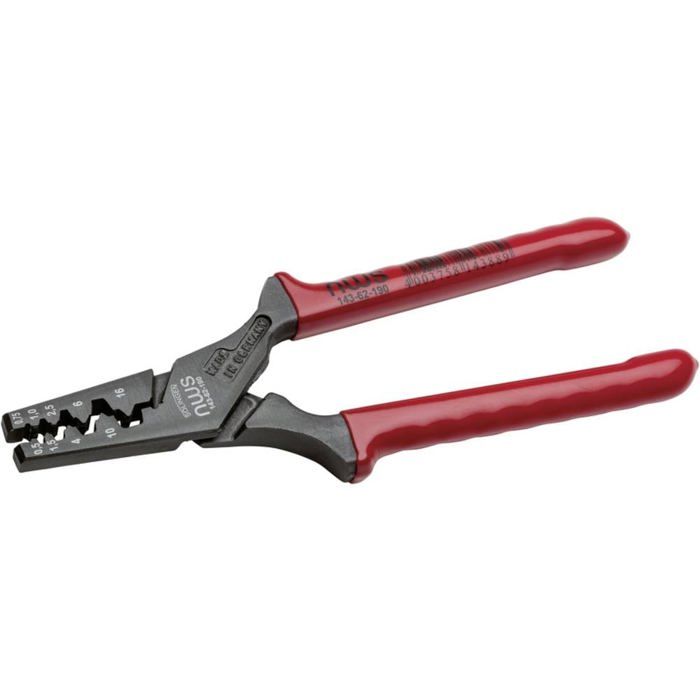 NWS 143-62-190 Crimping Pliers for Cable Ferrules 0.5 To 16 Mm²