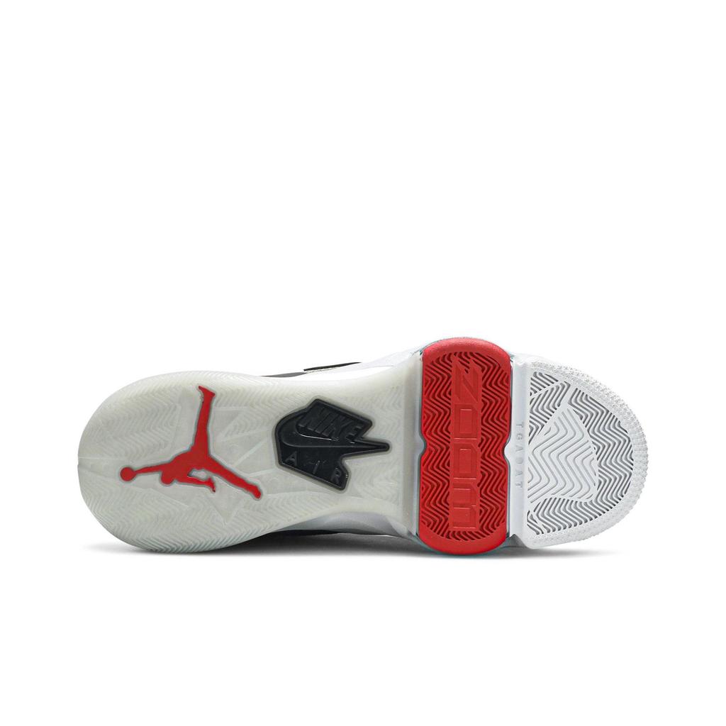 Air Jordan Zoom '92 'Black Cement' (Unisex) Black / University Red / Anthracite / Sky Grey Basketball Shoes CK9183 001