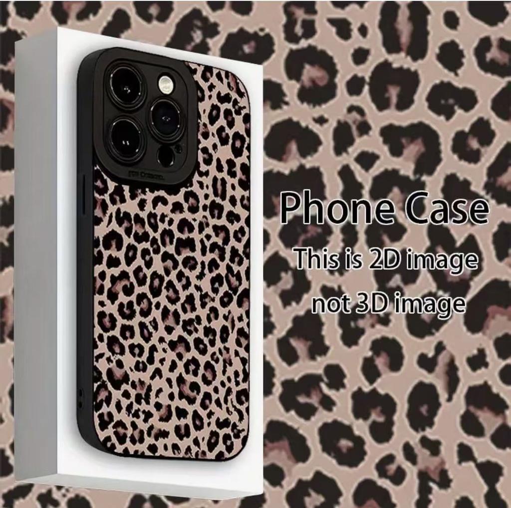 The new model is suitable for iphone17pro mobile phone case Apple 15 anti-drop 14/13promax leopard print printing 16.