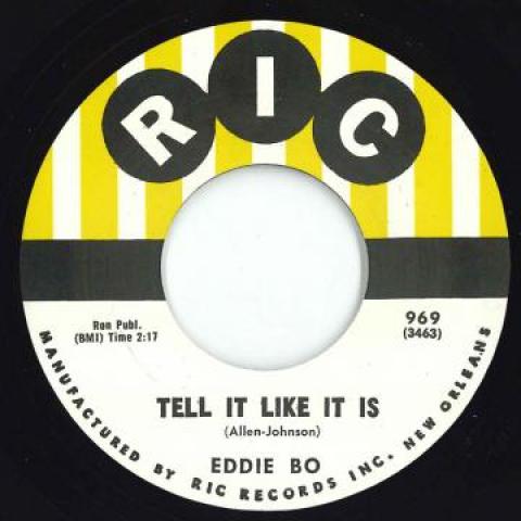7inch Record EDDIE BO - Tell It Like It Is / Every Dog Got  969 RIC UK 1960 UK Blues