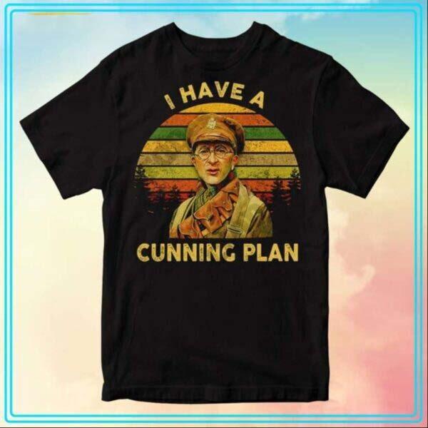 Blackadder – Baldrick I Have A Cunning Plan Movie T-Shirt For Fan Gift XXXL