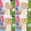 2025 Cute Animal Hand-Woven Cattail Fan – Durable, Creative, Portable Handheld Summer Fan