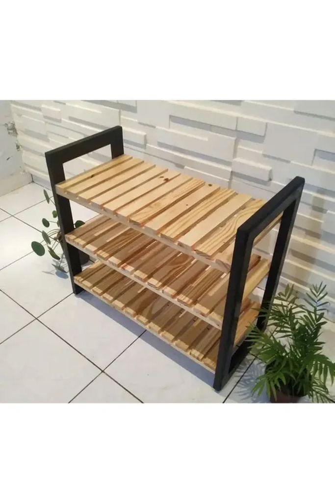 

senmasy Деревянная полка для обуви-твердая универсальная полка