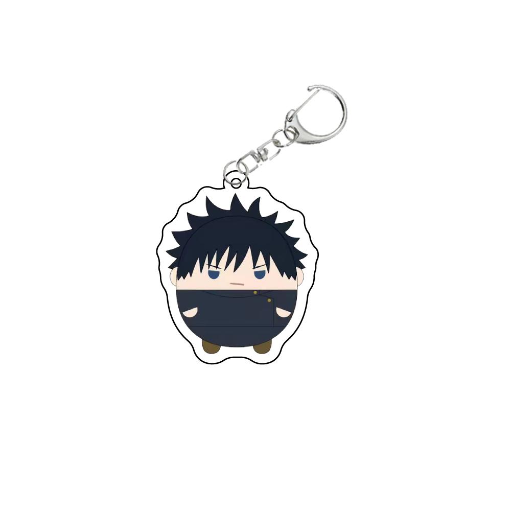Anime Jujutsu Kaisen Beautiful Keychain Itadori Zenin Naoya Yuji Gojo Satoru Cartoon Acrylic Bag Tag Keyring Pendant Cos Accessory