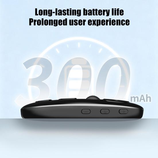 Bluetooth-compatible Remote Control with Rolling Wheel Wireless Phones Tablets Camera Shutter E-book Reading Short Video Page Turner Clicker