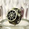 Creative Antique Bronze Fashion Unisex Zinc Zinc Alloy Jewelry Rudder Design Finger Watch Ring Watch