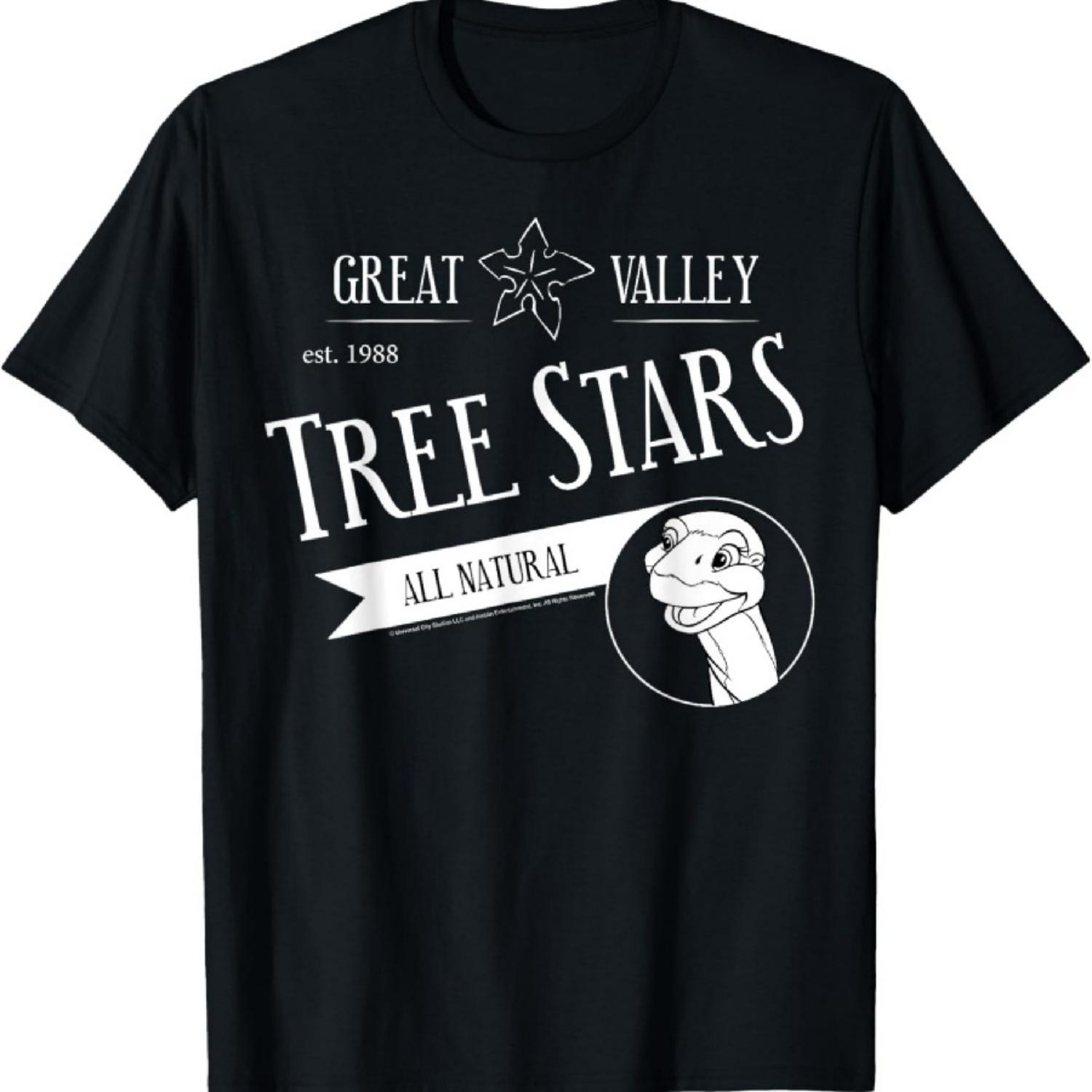 

Land Before Time Littlefoot Great Valley Tree Stars T-Shirt XXXXXL чорний