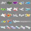 51pcs Waterproof Cartoon Airplane & Vehicle Stickers for Journals and Thermos Cups