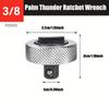 Mini Ratchet Socket Wrench Whole Steel Palm Ratchet Socket Finger Reversible Ratchet Handle 1/4" 3/8"1/2" Drive