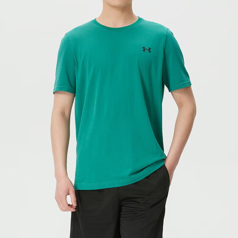 Under Armour Comfortable Breathable Round Neck Casual Short Sleeve T-Shirt Men Tops 6010591-338