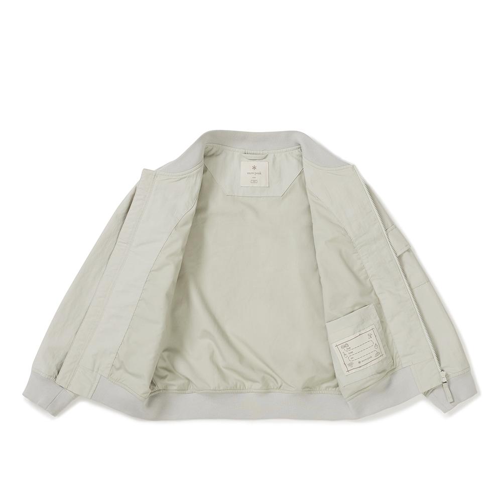 [Snowpeak] Kids Campful Bomber Jacket Light Beige (S25SKCWB84)