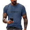 Men's Printed Graphic T-Shirt, Casual Loose Fit Short Sleeve Tee Top