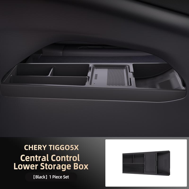 

Suitable for Chery Tiggo 5x Storage Box, Center Console Lower Storage Box, Organizer, Car Interior Decoration Accessories чёрный