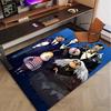 Wednesday Polyester Carpet, Soft Indoor Mat for Office Chair, Living Room, Computer Desk - Decorative Home Office Rug Design