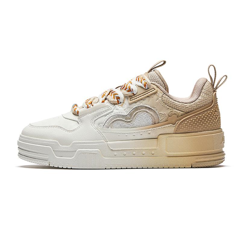 ANTA Skate Shoes Off White Beige Women 922348001-8 35.5