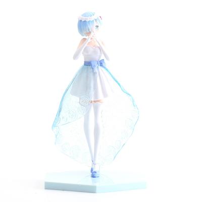Anime Rem Figure Svatební šaty Crystal Dress Figure RE: Modelová hračka s nulovým začátkem života v jiném světě