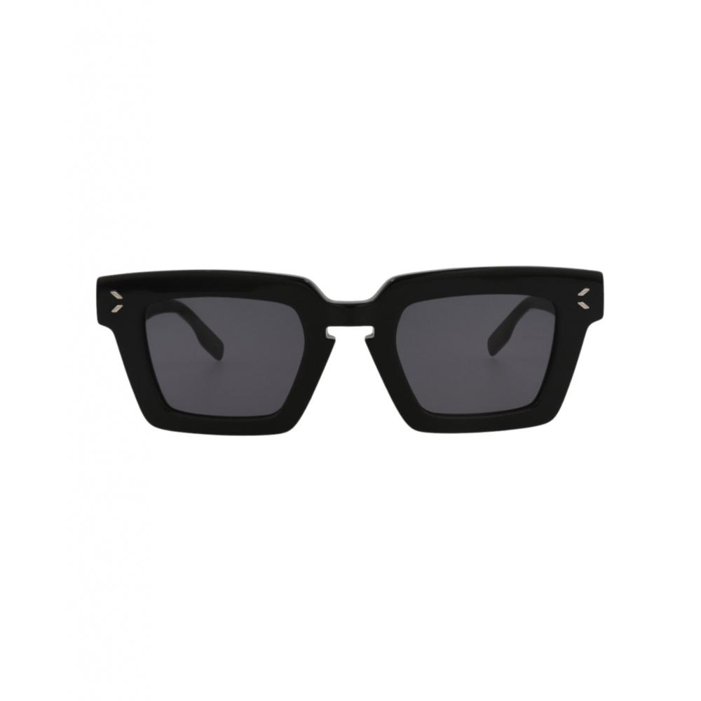 

MCQ Alexander McQueen Square Scetate Sunglasses Black Black Smoke