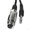 1pc 3 Pin XLR Female to 1/4 TRS 6.3mm Stereo Male MIC Microphone Audio Cable